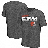 Cleveland Browns Nike Sideline Line of Scrimmage Legend Performance T-Shirt Heathered Gray,baseball caps,new era cap wholesale,wholesale hats